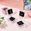 Transparent Plastic Jewelry Display Stands LS-ODIS-WH0029-36-6