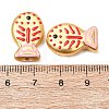Baking Paint Glass Enamel Beads GLAA-B035-01E-3