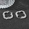Brass Hoop Earrings for Women EJEW-A168-15P-3