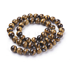 Natural Tiger Eye Beads X1-G-G099-8mm-4-2