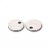 Non-Tarnish 201 Stainless Steel Stamping Blank Tag Pendants STAS-T058-8mm-P-3