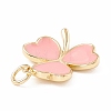 Brass Enamel Pendants KK-P217-03G-01-3