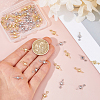 60Pcs 2 Colors Alloy Pendants FIND-DC0008-48-3