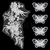 4Pcs Cotton Lace Clothing Patches PATC-FG0003-84-1