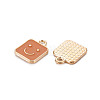 Alloy Enamel Charms ENAM-T016-13F-RS-3