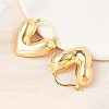 Brass Stud Earrings for Women KK-CBAD851-08G-3