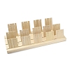 3-Slot Wooden Earring Display Card Stands LS-EDIS-R027-01B-03-4