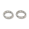 Alloy Soldered Closed Jump Rings X-PALLOY-H039-P-3
