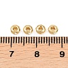 Corrugated Column Brass Beads KK-Z146-05G-02-3