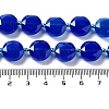 Natural Blue Agate Beads Strands G-NH0004-002A-5