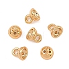 SHEGRACE Brass Bead Cap Pendant Bails XGRQ6M831-912G-2