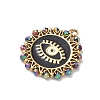 304 Stainless Steel Enamel Pendants STAS-P453-15G-01-2