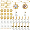 Iron Brooches Findings & Acrylic Pendant Decorations SJEW-PH00013-1
