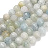 Natural Aquamarine Beads Strands G-L642-F05-8mm-2