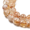 Heated Natural Citrine Beads Strands X-G-NH0010-04-4