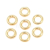 Brass Closed Jump Rings KK-D257-01G-06-1