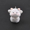 Flocky Resin Pendants FIND-A061-02C-2
