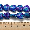 Spray Painted Synthetic Turquoise Beads Strands G-E617-B08-03-5