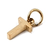 304 Stainless Steel Charms SA-CBABF3F-01G-T-2