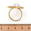 304 Stainless Steel Pave Imitation Pearl Cuff Open Rings RJEW-T037-04G-3