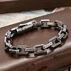 Brass Rectangle Link Chain Bracelets for Men FS-WG04BA2-03-2