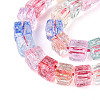 Crackle Transparent Glass Beads Strands GLAA-N062-6mm-11-3