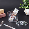Column Plastic Cotton Swab Box MRMJ-WH0075-135B-1