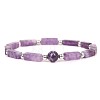 Natural Amethyst Beads Stretch Bracelets for Men Women ZE2494-6-1