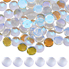 SUNNYCLUE 100Pcs Transparent Glass Cabochons GLAA-SC0001-96-1