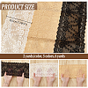 6 Yards 3 Colors Flower Pattern Nylon with Spandex Lace Ribbon OCOR-NB0002-69-2