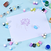 60Pcs 6 Colors Plastic Finger Sponge Daubers for Painting AJEW-CP0011-11-4
