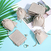 Beebeecraft 24Pcs Burlap Packing Pouches Drawstring Bags ABAG-BBC0001-07A-4