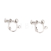 Brass Earring Findings KK-O146-01P-1