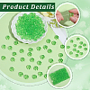 200Pcs Transparent Acrylic Beads OACR-SP0002-40B-5
