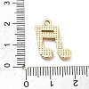 Alloy Rhinestone Pendants FIND-U026-18G-3