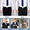 2Pairs 2 Styles Polyester & Rubber Shirt Stays for Men AJEW-GA0010-15-5