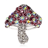 Alloy Rhinestone Brooch PW-WG67226-01-5