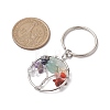Natural & Synthetic Mixed Stone Keychain KEYC-JKC00814-3