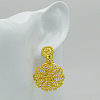 Hollow Flower Alloy Earrings & Necklaces for Women FS-WG23FC9-01-4