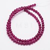 Natural & Dyed Malaysia Jade Bead Strands X-G-A146-4mm-A15-2