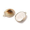Brass & Natural Shell Pendants SH-CBA27C9-06-2