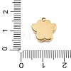 304 Stainless Steel Crystal Rhinestone Charms STAS-R155-067G-3