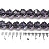 Transparent Glass Beads EGLA-A035-T10mm-D15-5