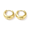 Ion Plating(IP) 304 Stainless Steel Polishing Hoop Earrings EJEW-G366-01G-1