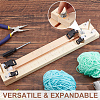 Wood Knitting Looms Set TOOL-WH0052-01-5