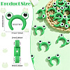 20Pcs Frog Ear Silicone Focal Beads SIL-CJ0002-83B-2