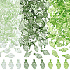 900Pcs 3 Colors Transparent Acrylic Charms TACR-PA0001-27-1