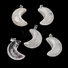 Natural Quartz Crystal Pendants G-F820-02K-1