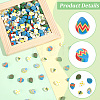 350Pcs Handmade Polymer Clay Beads CLAY-PA0001-46-6