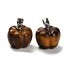 Natural Tiger Eye Pumpkin Charms G-K338-27P-01-1